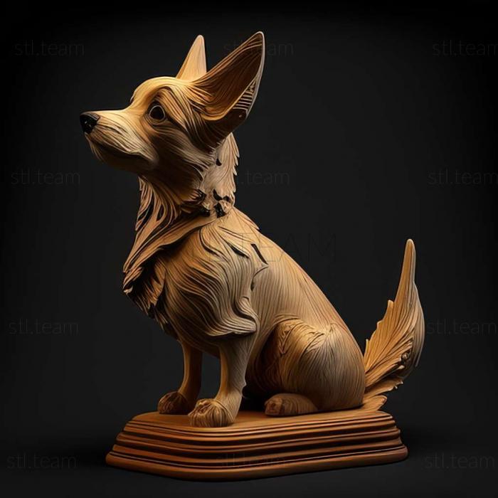 3D model Sky Terrier dog (STL)